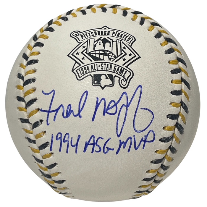 Fred McGriff Signed 1994 All Star Logo Baseball w/ ASG MVP Ins Beckett W Beckett Authenticated-Powers Sports Memorabilia