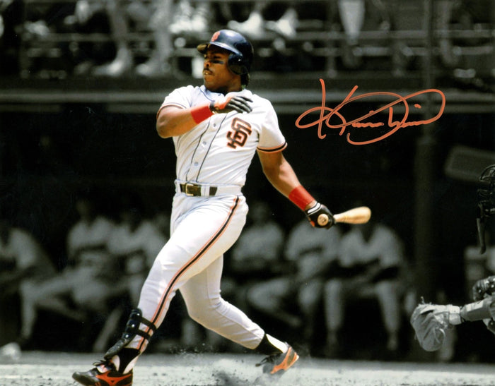 Kevin Mitchell Signed San Francisco Giants 8x10 Photo LSCM Authenticated #3-Powers Sports Memorabilia