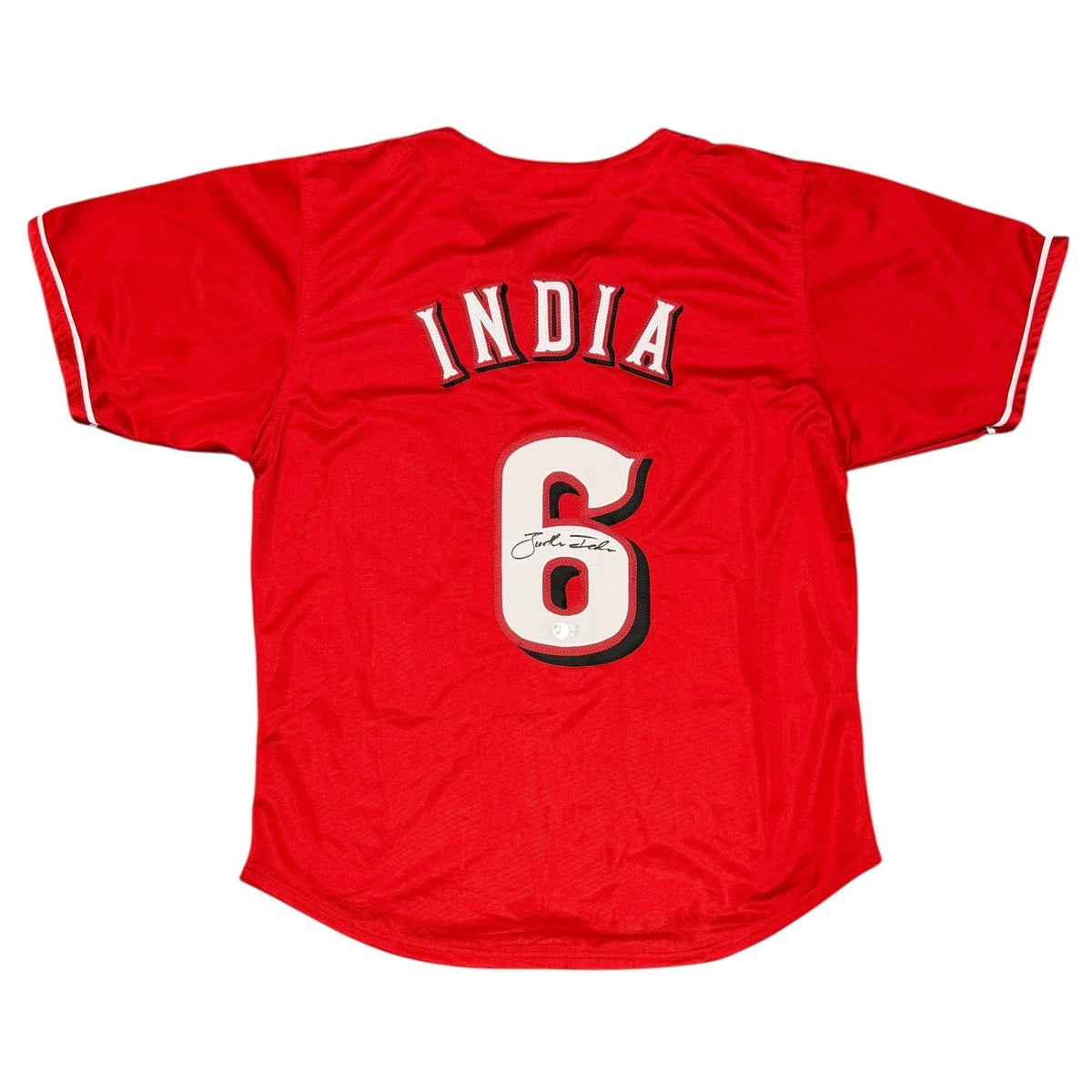 Jonathan India Signed Custom Jersey Beckett Witness Authenticated-Powers Sports Memorabilia