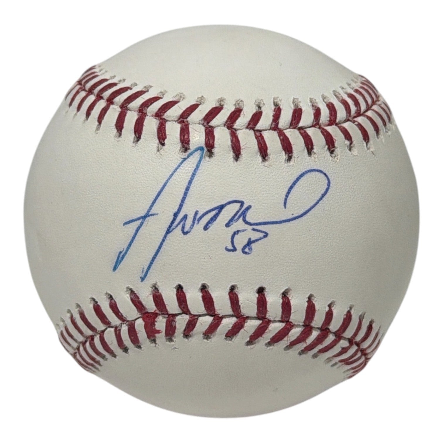 Alex Wood Signed ROMLB Baseball w/ 2nd Round 2012 LSCM Authenticated Dodgers-Powers Sports Memorabilia