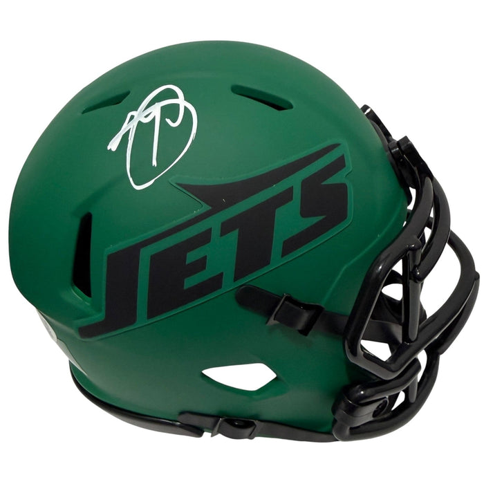 Minkah Fitzpatrick Signed New York Jets Rave Mini Helmet JSA Witness Authenticated-Powers Sports Memorabilia