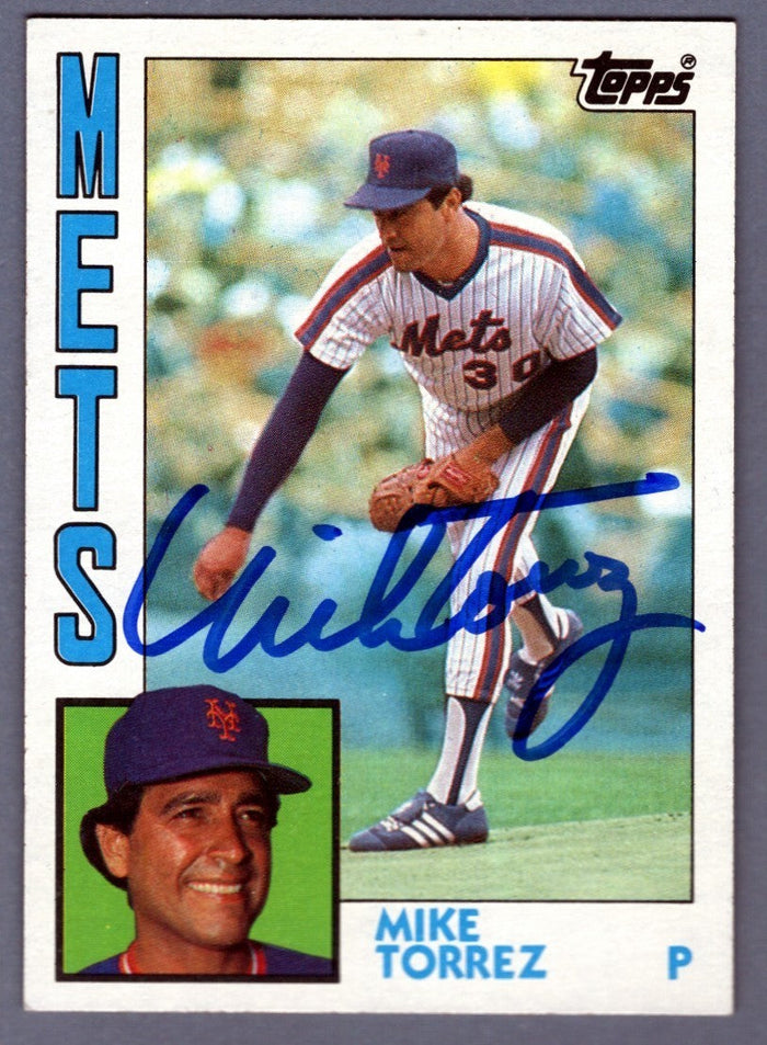 Mike Torrez Signed 1984 Topps #78 LSCM Authenticated New York Mets-Powers Sports Memorabilia