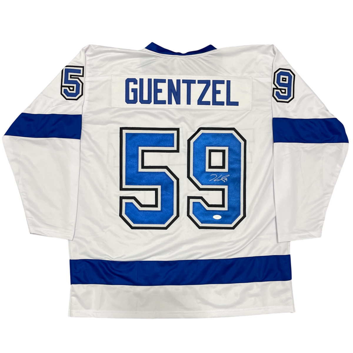 Jake Guentzel Signed Custom Jersey JSA Authenticated - White Jersey-Powers Sports Memorabilia