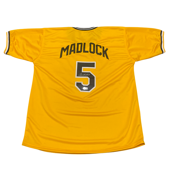 Bill Madlock Signed Pittsburgh Pirates Custom Jersey Beckett Witness BAS COA-Powers Sports Memorabilia