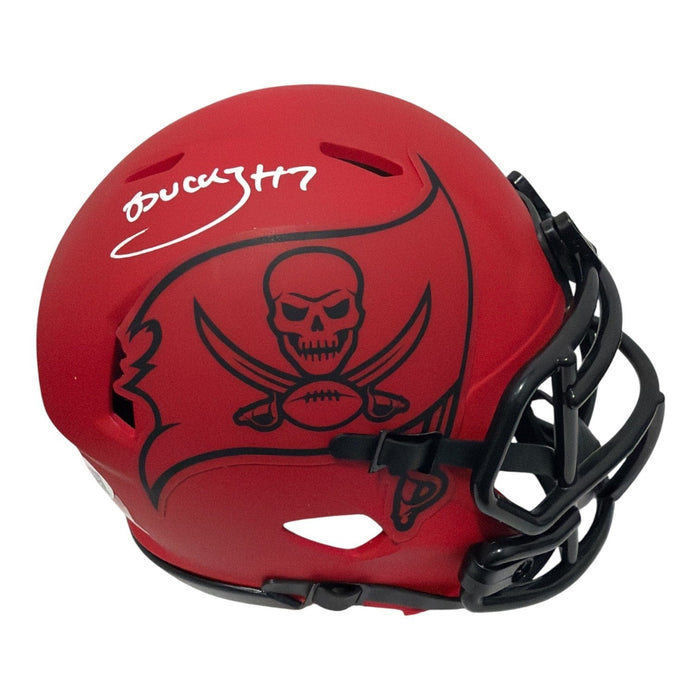Bucky Irving Signed Tampa Bay Buccaneers Rave Mini Helmet JSA Witness Authenticated-Powers Sports Memorabilia