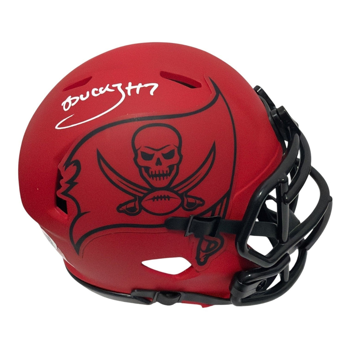 Bucky Irving Signed Tampa Bay Buccaneers Rave Mini Helmet JSA Witness Authenticated-Powers Sports Memorabilia