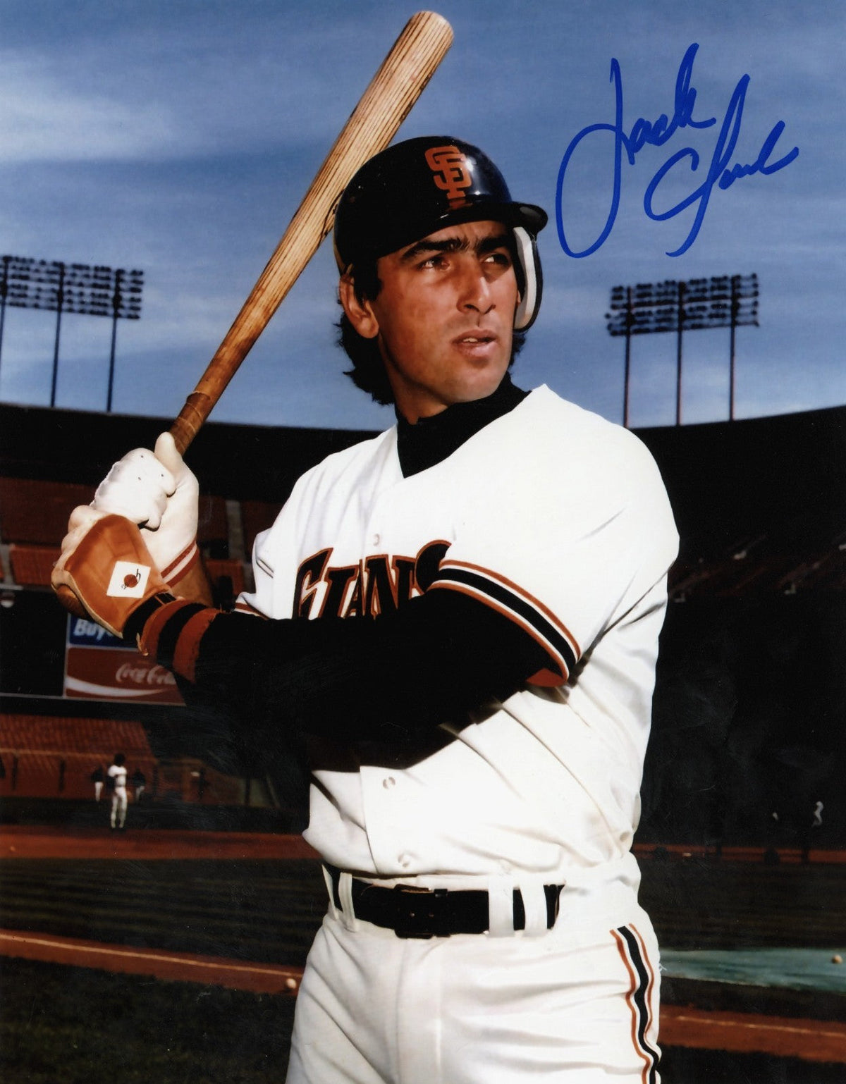 Jack Clark Signed Autographed San Francisco Giants 8x10 Photo LSCM COA #2-Powers Sports Memorabilia