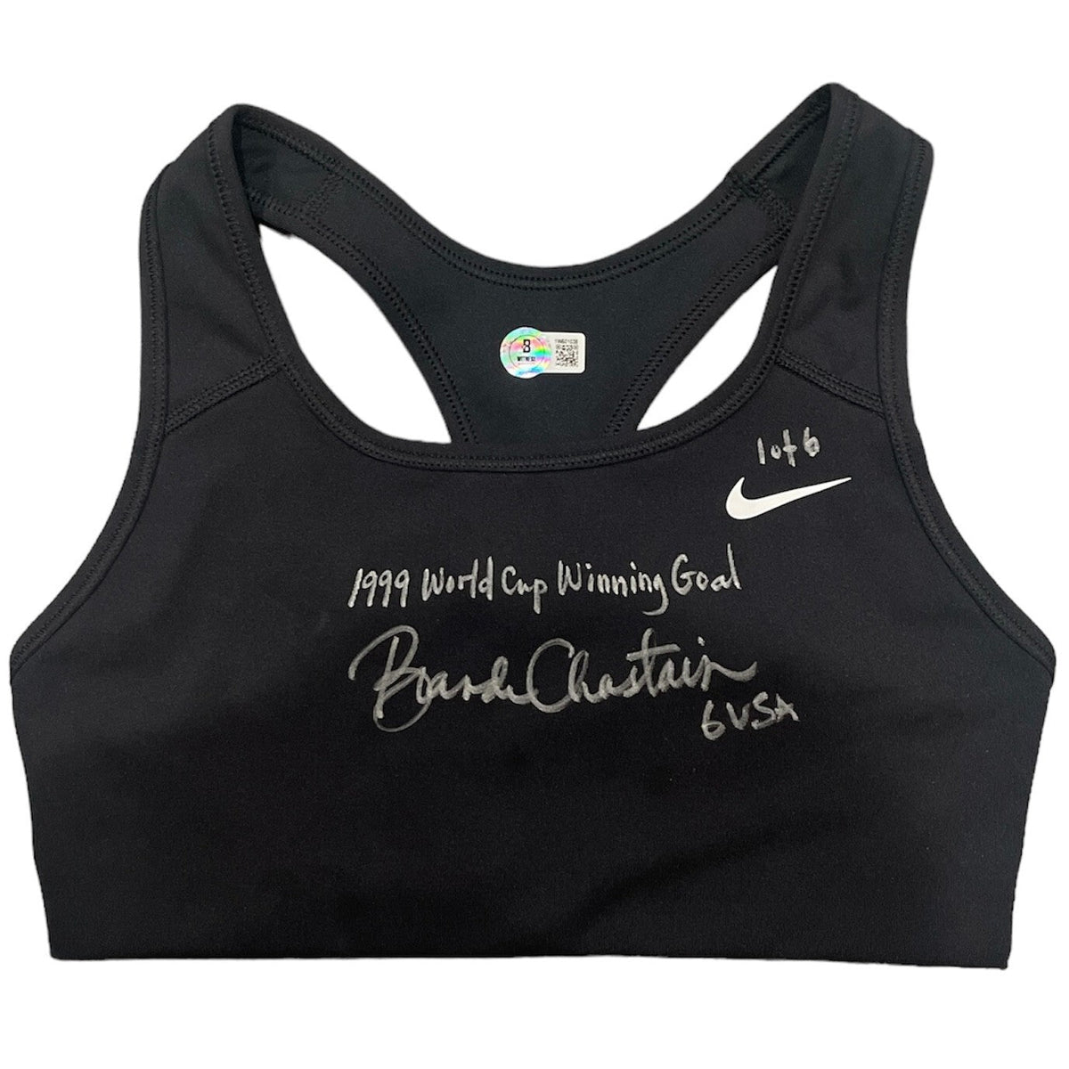 Brandi Chastain Signed Auto Bra 99 World Cup Winning Goal LE #/6 Beckett Authenticated-Powers Sports Memorabilia