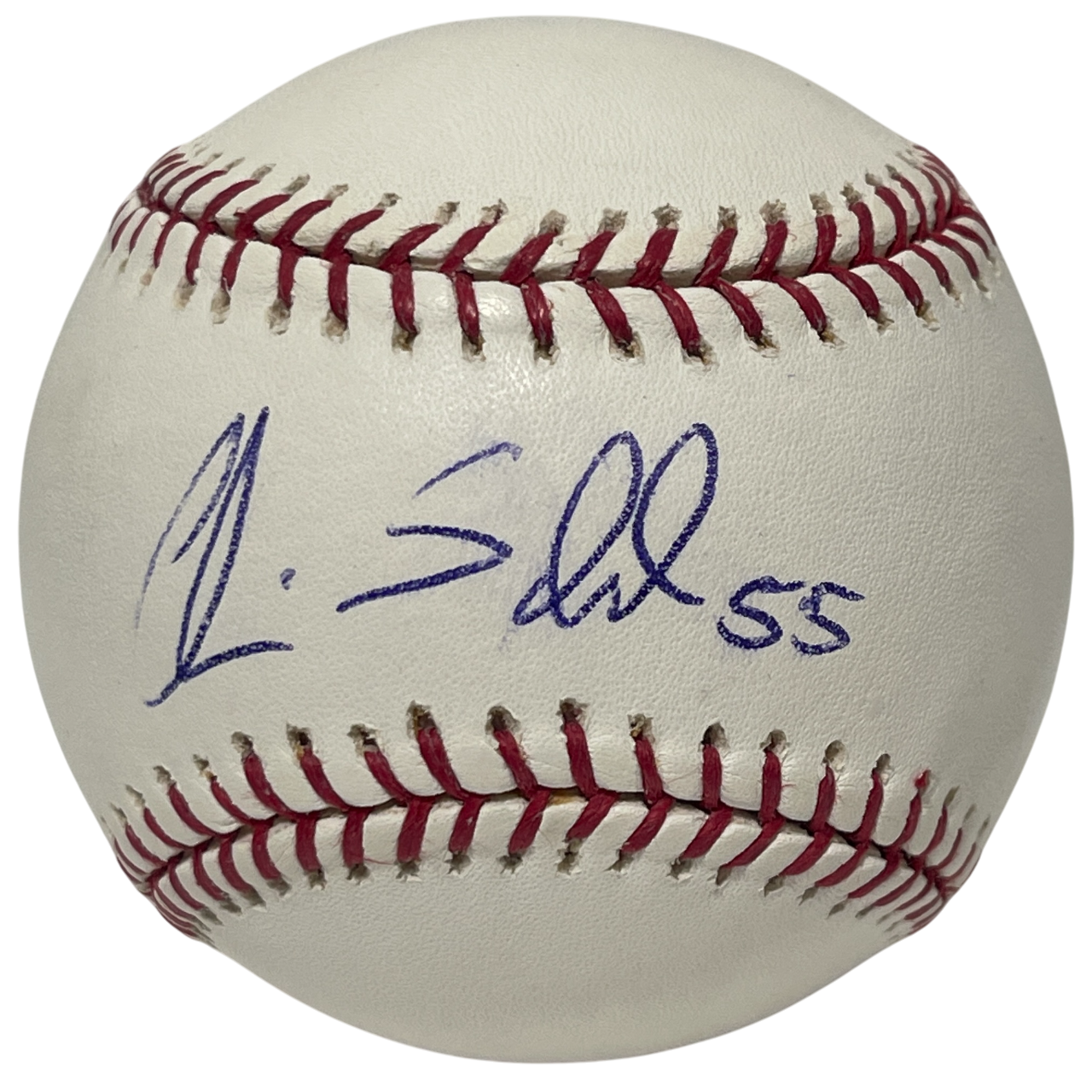 Chris Schroder Signed ROMLB Baseball Washington Nationals LSCM Authenticated-Powers Sports Memorabilia