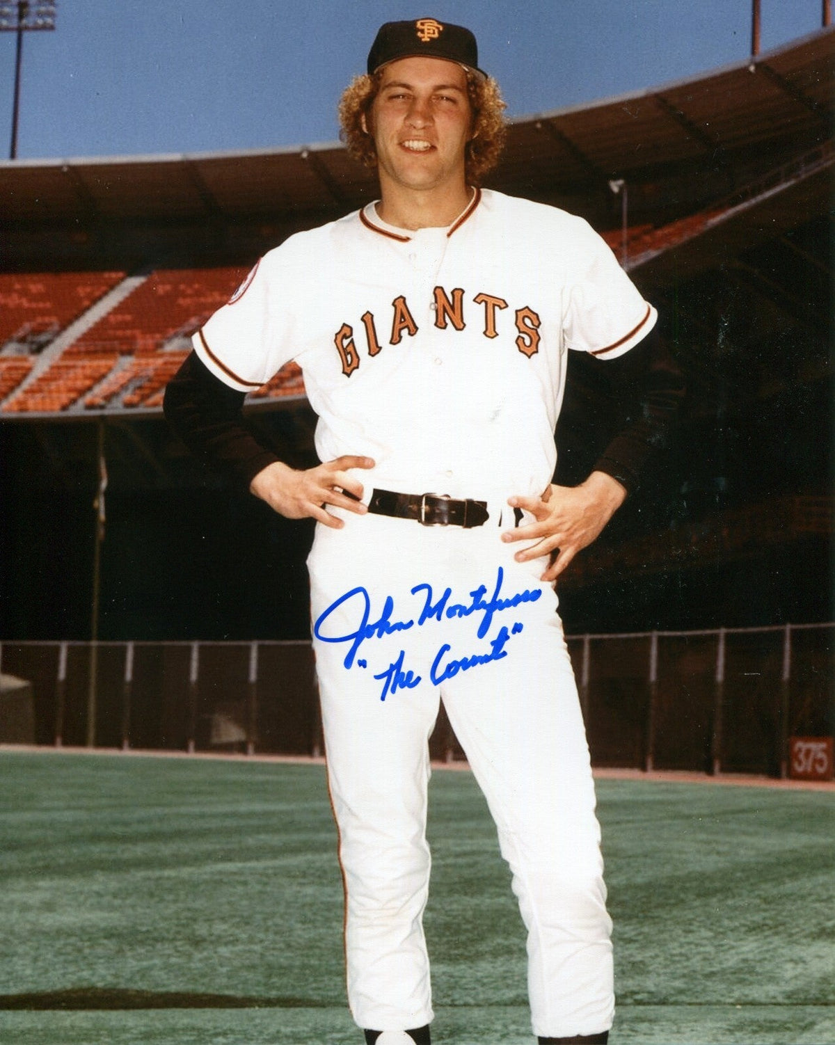 John Montefusco Signed SF Giants 8x10 Photo w/ The Count LSCM Authenticated #3-Powers Sports Memorabilia
