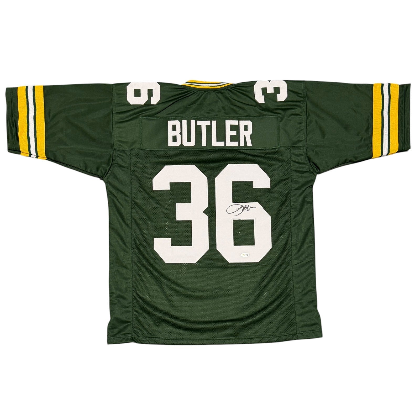 LeRoy Butler Signed Custom Jersey JSA Witness Authenticated - Green Jersey-Powers Sports Memorabilia