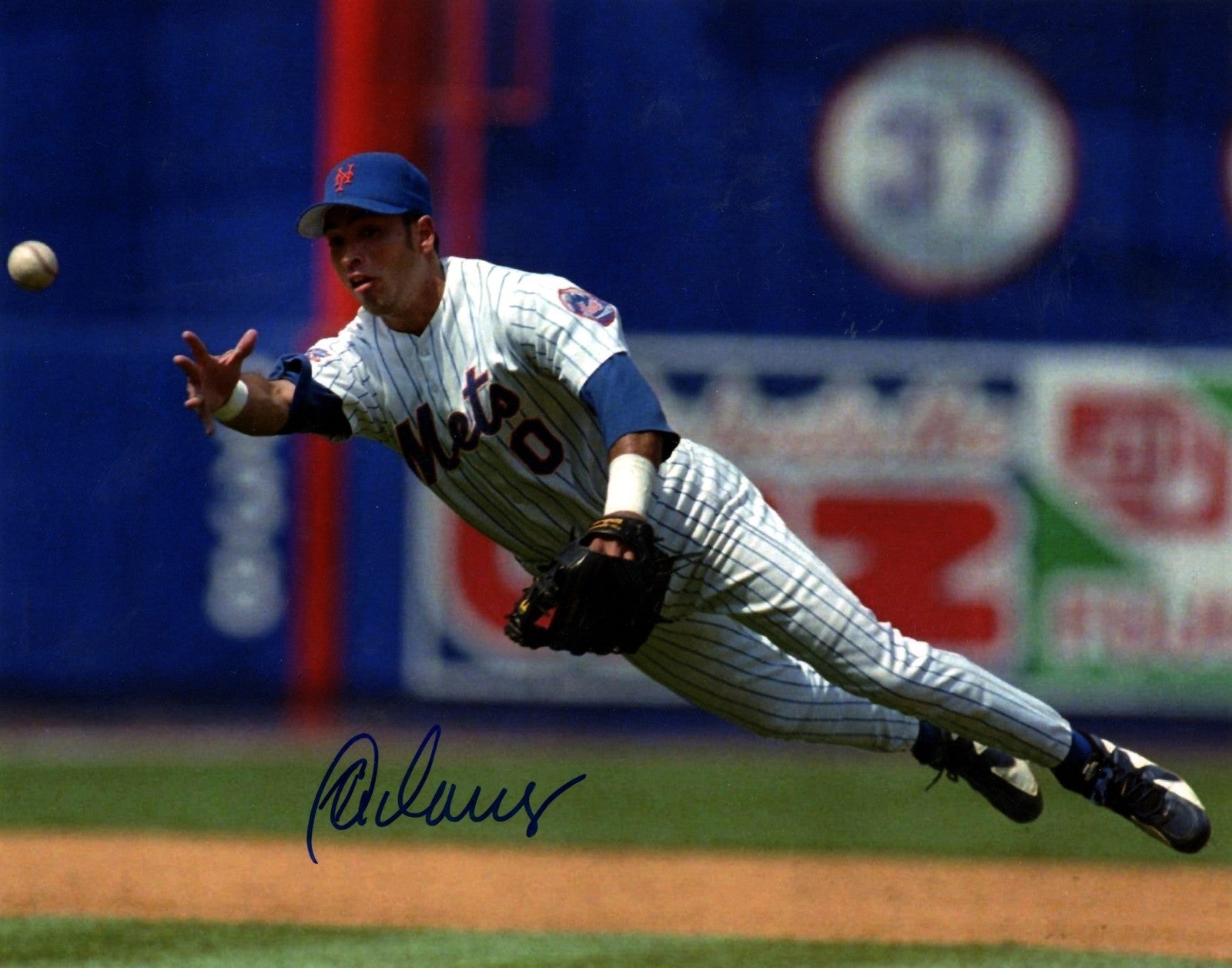 Rey Ordonez Signed New York Mets 8x10 Photo LSCM Authenticated #2 - Variant sku-45157111857343-Powers Sports Memorabilia