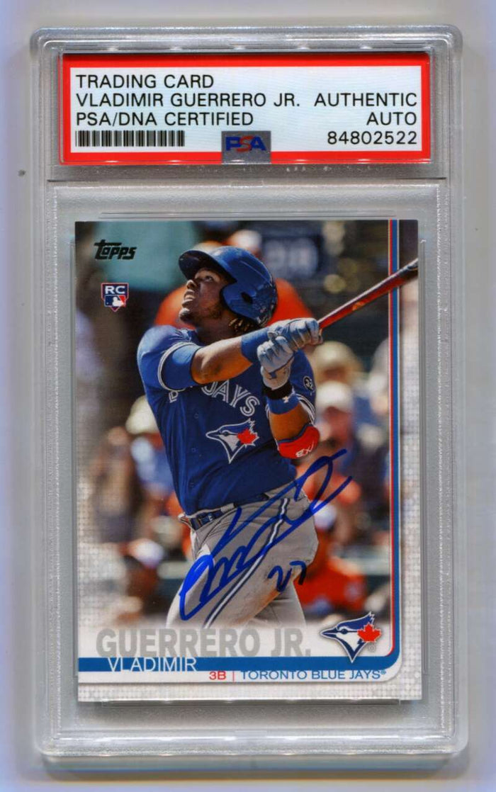 Vladimir Guerrero Jr 2019 Topps Series 2 No Number NNO RC Signed PSA Auto-Powers Sports Memorabilia