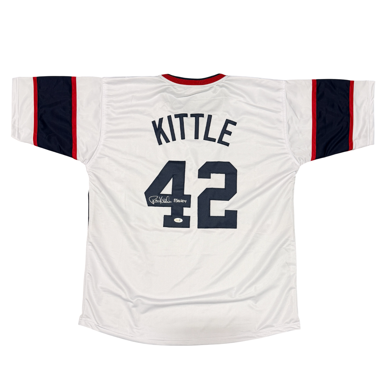 Ron Kittle Signed Custom Jersey 83 AL ROY JSA Witness Authenticated-Powers Sports Memorabilia