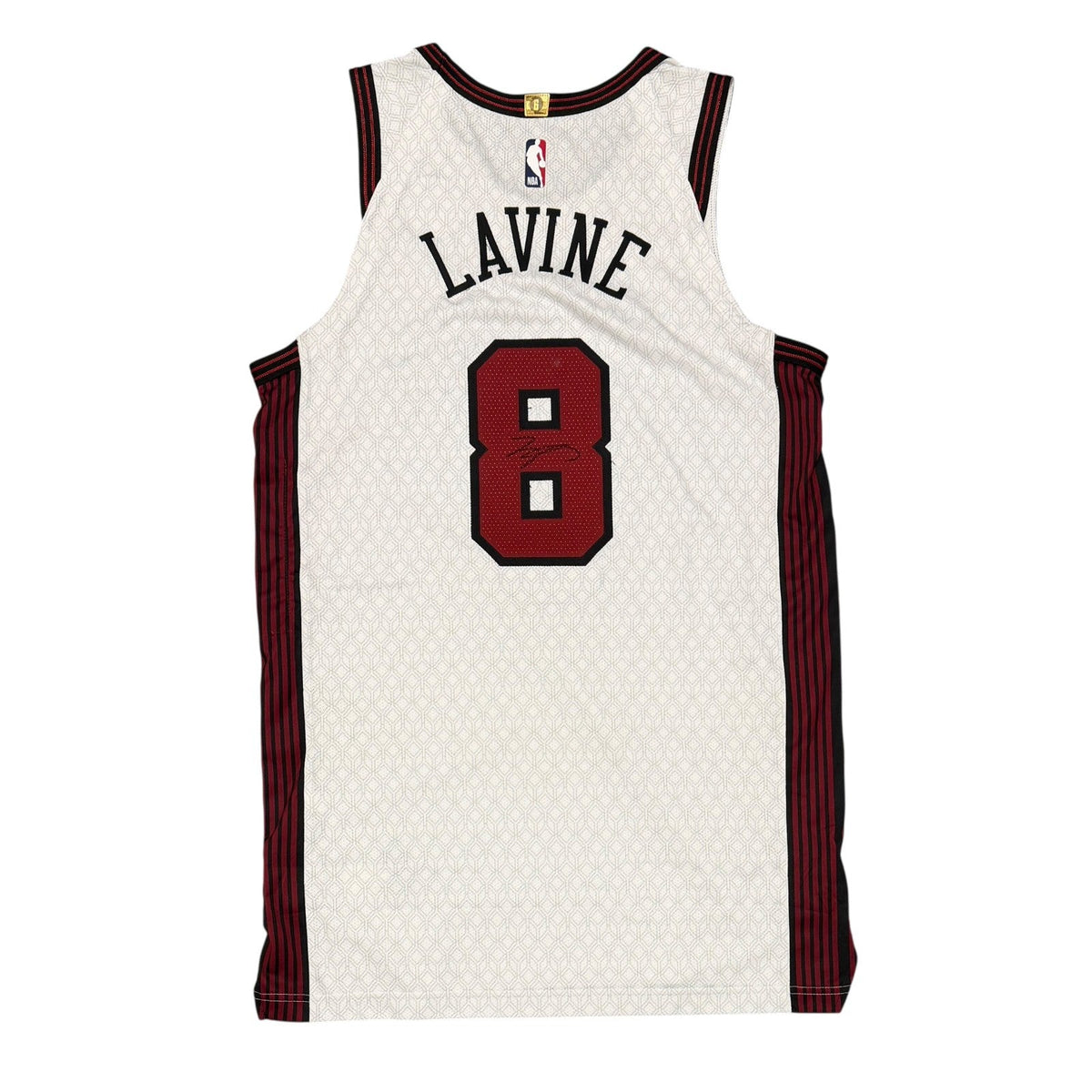 Zach Lavine Signed GAME USED 2022-23 Chicago Bulls City Edition Jersey Bulls COA-Powers Sports Memorabilia