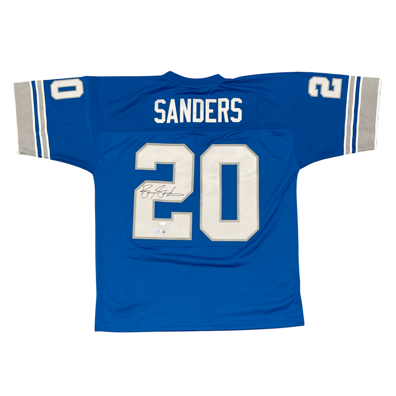 Barry Sanders Signed Detroit Lions Mitchell & Ness M&N Jersey Beckett Authenticated + SCHWARTZ-Powers Sports Memorabilia