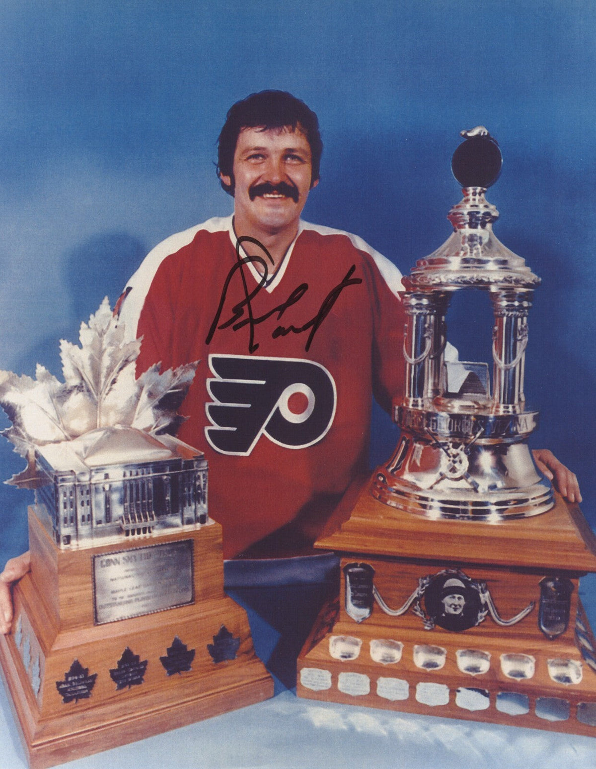 Bernie Parent Signed Philadelphia Flyers 8x10 Photo LSCM Authenticated #3-Powers Sports Memorabilia