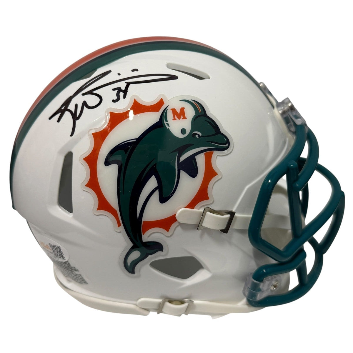 Ricky Williams Signed Autographed Miami Dolphins TB Mini Helmet JSA Witness COA-Powers Sports Memorabilia