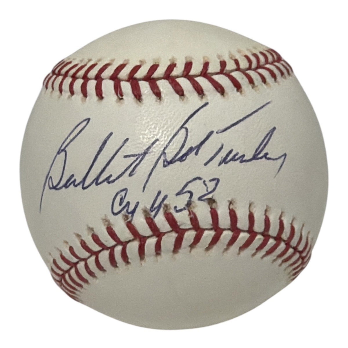Bob Turley Signed Autographed ROMLB Baseball w/ 2 Insc Cy Young JSA COA Yankees-Powers Sports Memorabilia