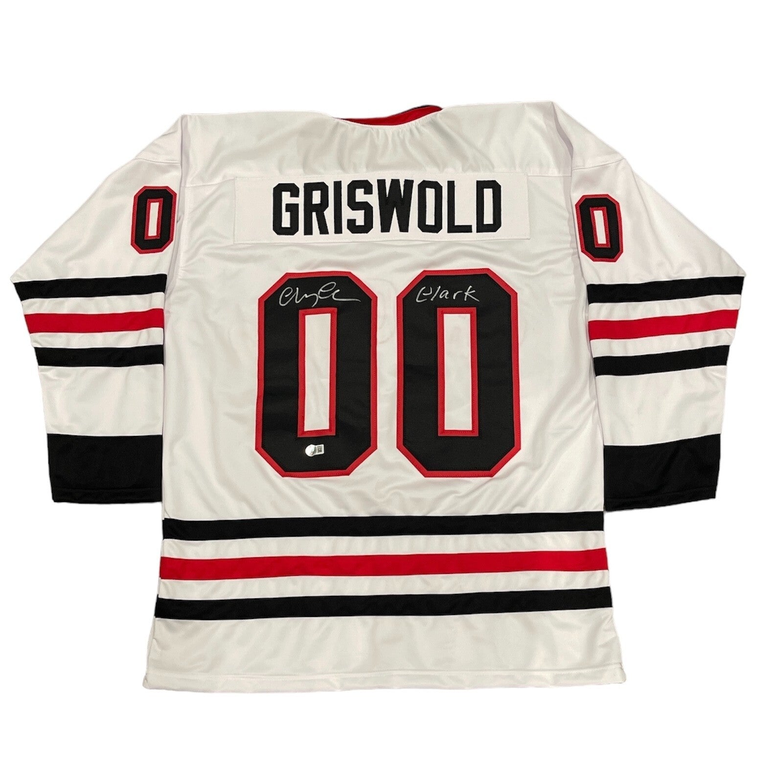 Chevy Chase Signed Custom Griswold Jersey w/ Clark Beckett Witness Authenticated-Powers Sports Memorabilia