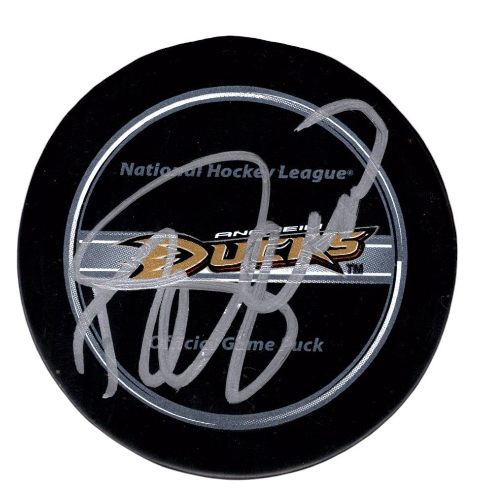 Teemu Selanne Signed Autographed Anaheim Ducks Official Game Puck JSA COA-Powers Sports Memorabilia