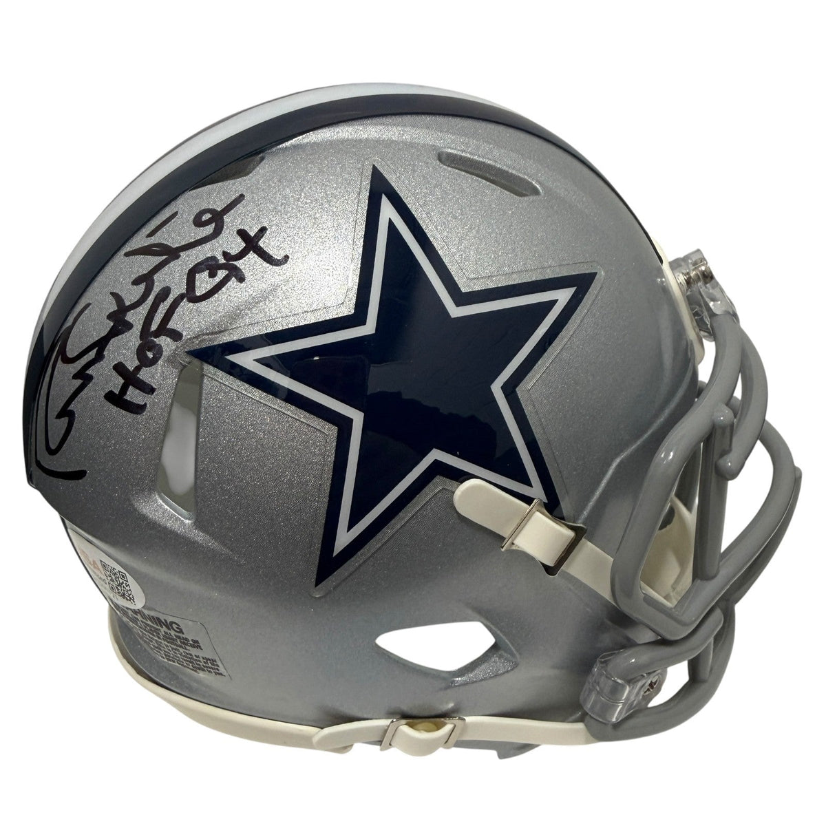 Randy White Signed Dallas Cowboys Speed Mini Helmet w/ HOF 94 JSA Witness Authenticated-Powers Sports Memorabilia