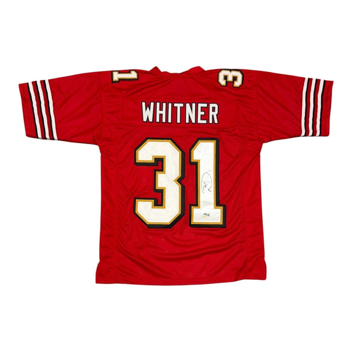 Donte Whitner Signed Custom Jersey Beckett Authenticated-Powers Sports Memorabilia