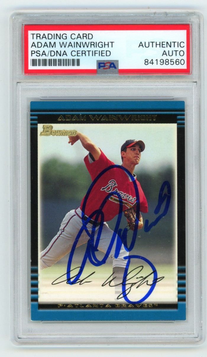 Adam Wainwright 2002 Bowman Draft Prospects #239 Rookie RC PSA/DNA Authenticated-Powers Sports Memorabilia