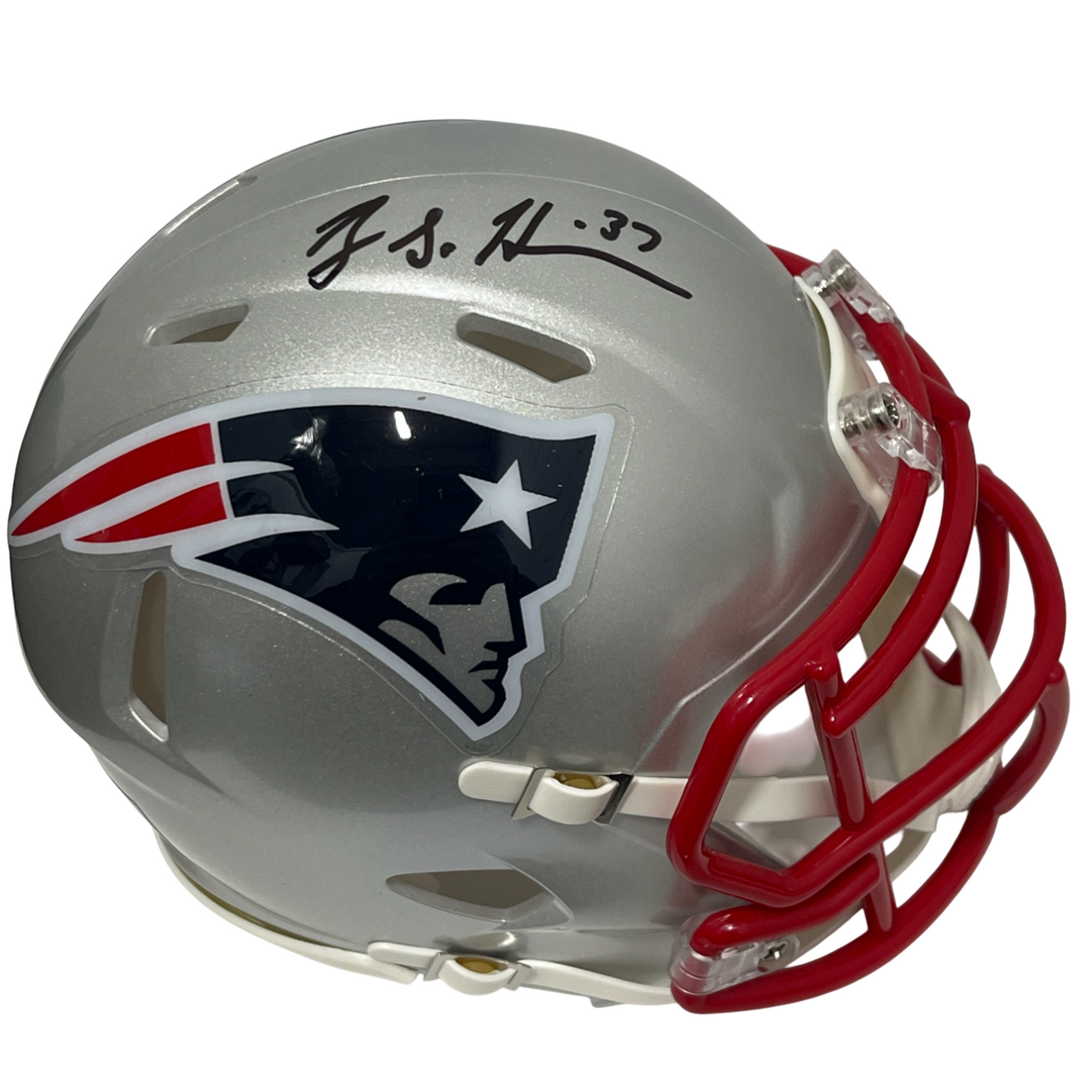 Rodney Harrison Signed New England Patriots Speed Mini Helmet Beckett W Beckett Authenticated-Powers Sports Memorabilia