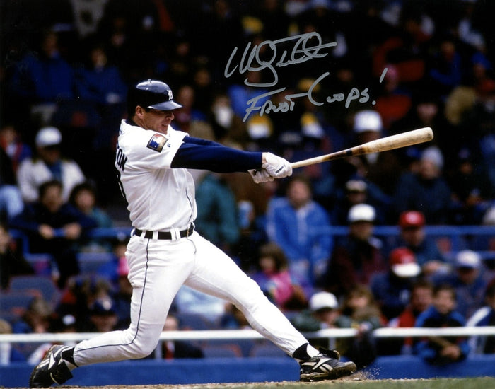 Mickey Tettleton Signed Detroit Tigers 8x10 Photo w/ Froot Loops! LSCM Authenticated-Powers Sports Memorabilia