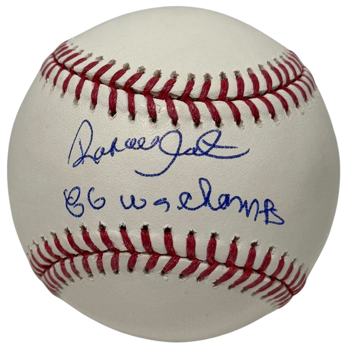 Rafael Santana Signed ROMLB Baseball w/ 86 WS Champs Insc JSA Witness Authenticated-Powers Sports Memorabilia