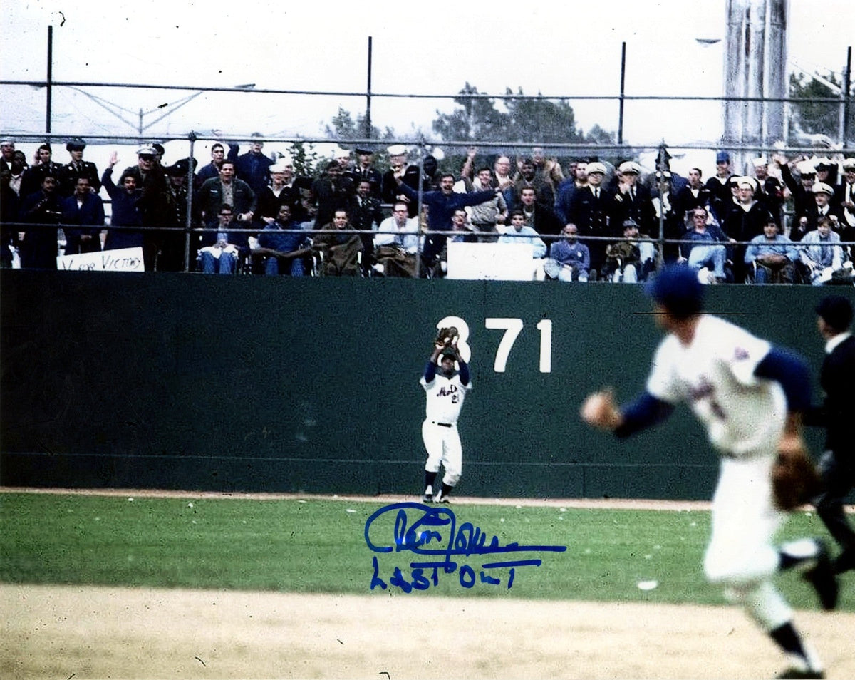 Cleon Jones Signed New York Mets 8x10 Photo w/ Last Out LSCM Authenticated #2-Powers Sports Memorabilia