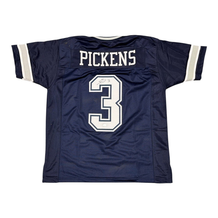 George Pickens Signed Custom Jersey JSA Witness Authenticated - Navy Jersey-Powers Sports Memorabilia