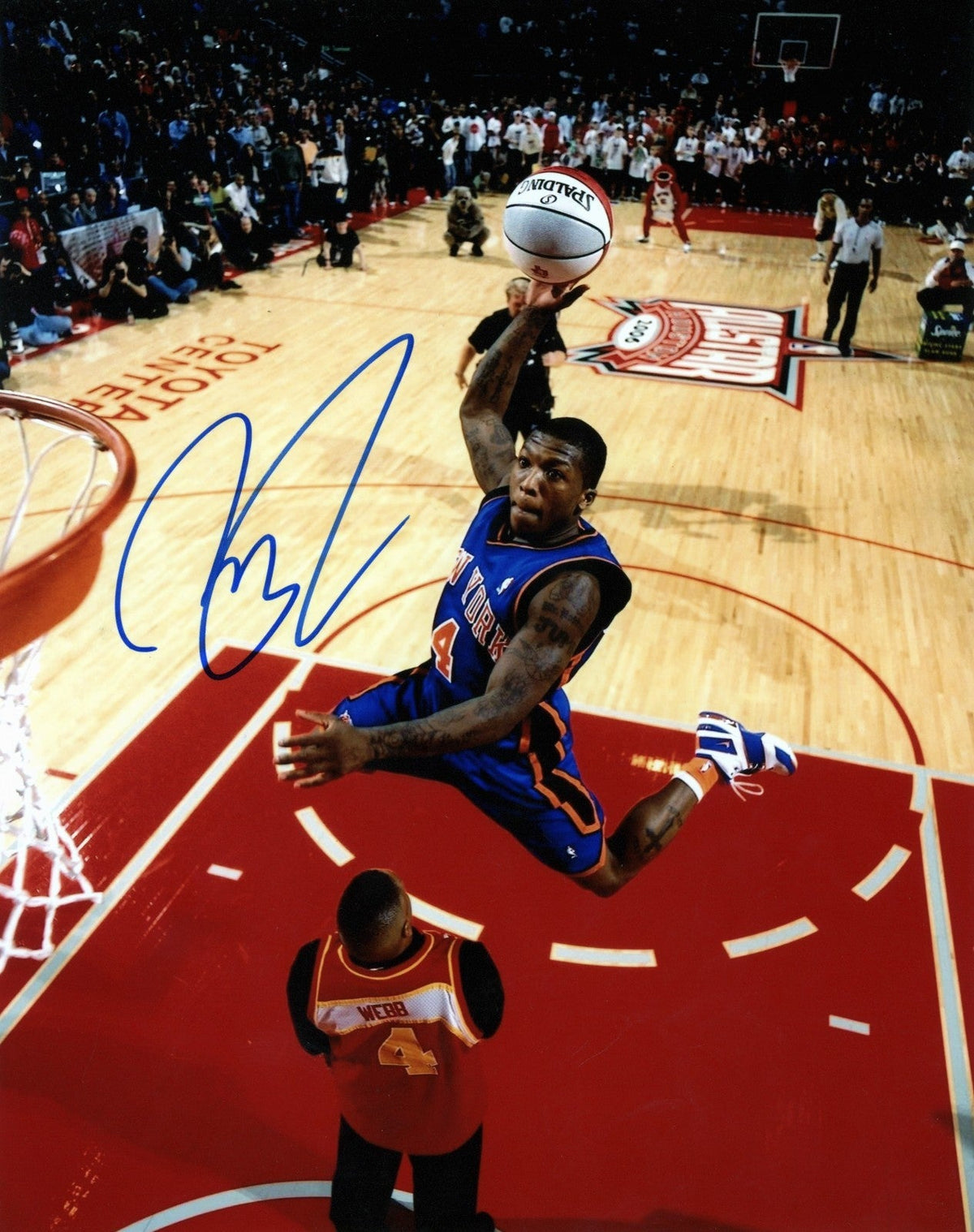 Nate Robinson Signed Autographed New York Knicks 8x10 Photo LSCM COA-Powers Sports Memorabilia