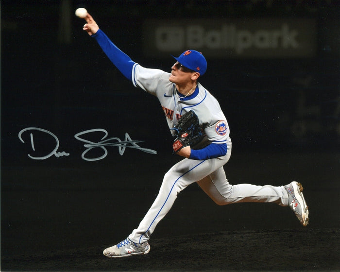 Drew Smith Signed New York Mets Spotlight 8x10 Photo LSCM Authenticated-Powers Sports Memorabilia