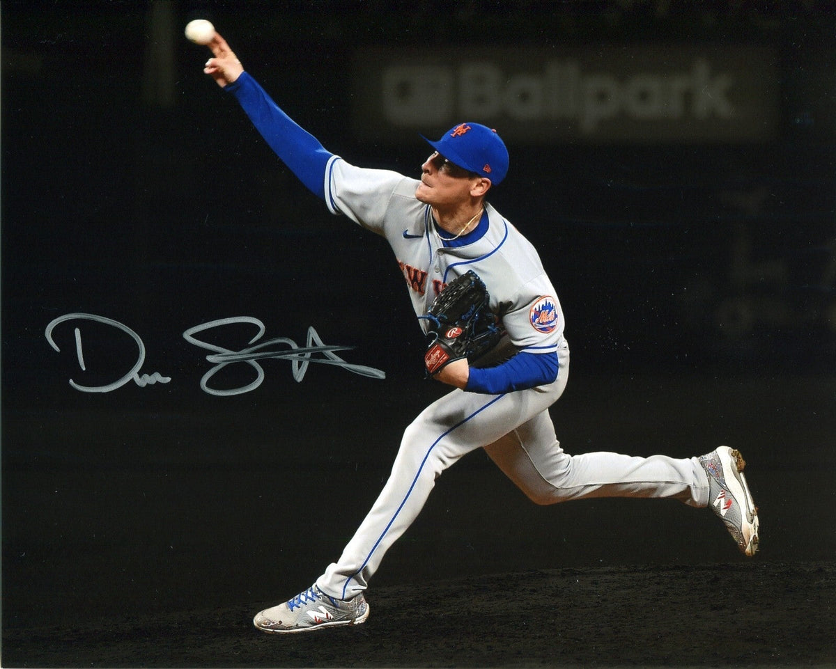 Drew Smith Signed New York Mets Spotlight 8x10 Photo LSCM Authenticated-Powers Sports Memorabilia