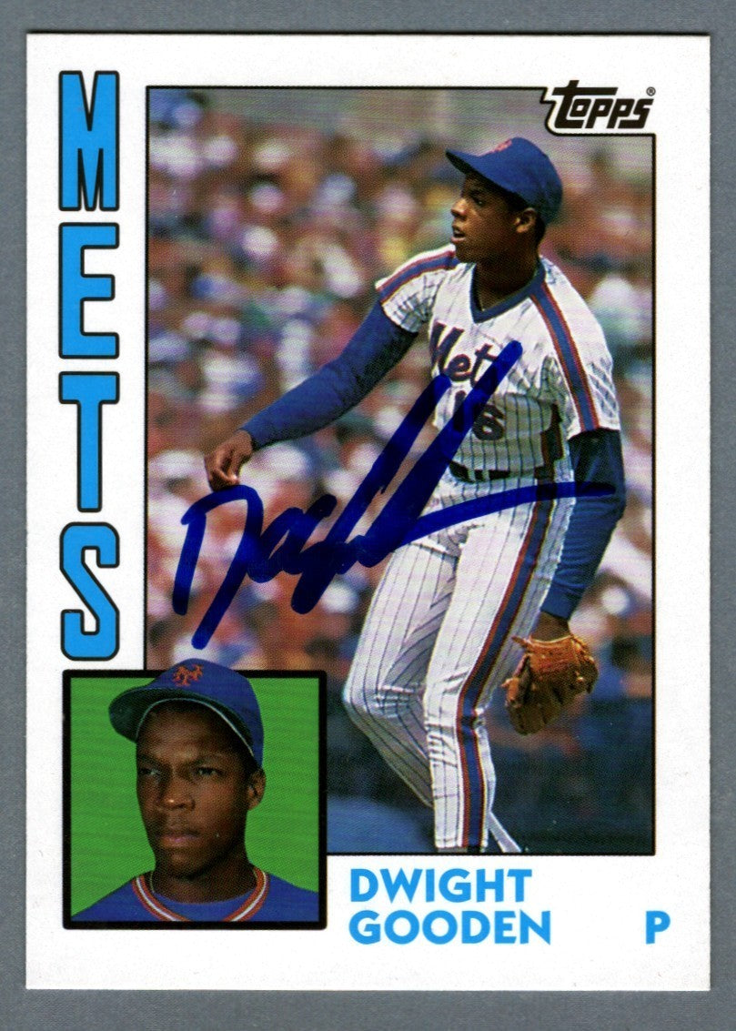 Dwight Doc Gooden Signed 2019 Topps Update Iconic Card Reprints ICR-32 LSCM Authenticated-Powers Sports Memorabilia