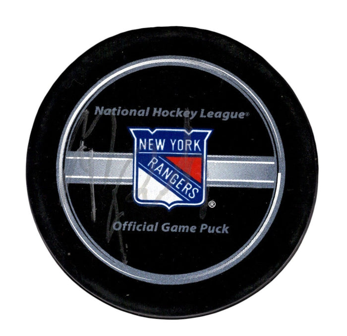 Brad Park Signed New York Rangers Official Game Puck LSCM Authenticated-Powers Sports Memorabilia