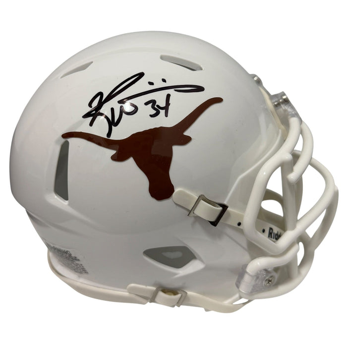 Ricky Williams Signed Texas Longhorns Speed Mini Helmet JSA Witness Authenticated-Powers Sports Memorabilia