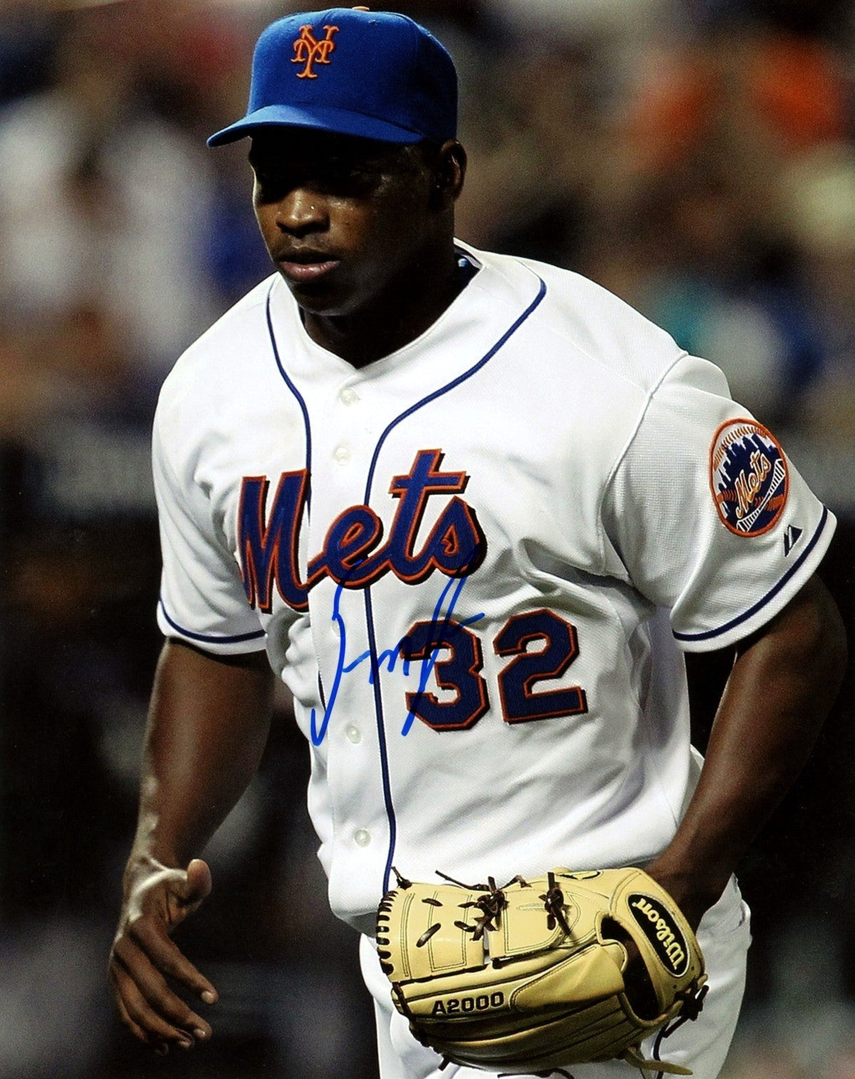 Jenrry Mejia Signed Autographed New York Mets 8x10 Photo LSCM COA #7-Powers Sports Memorabilia