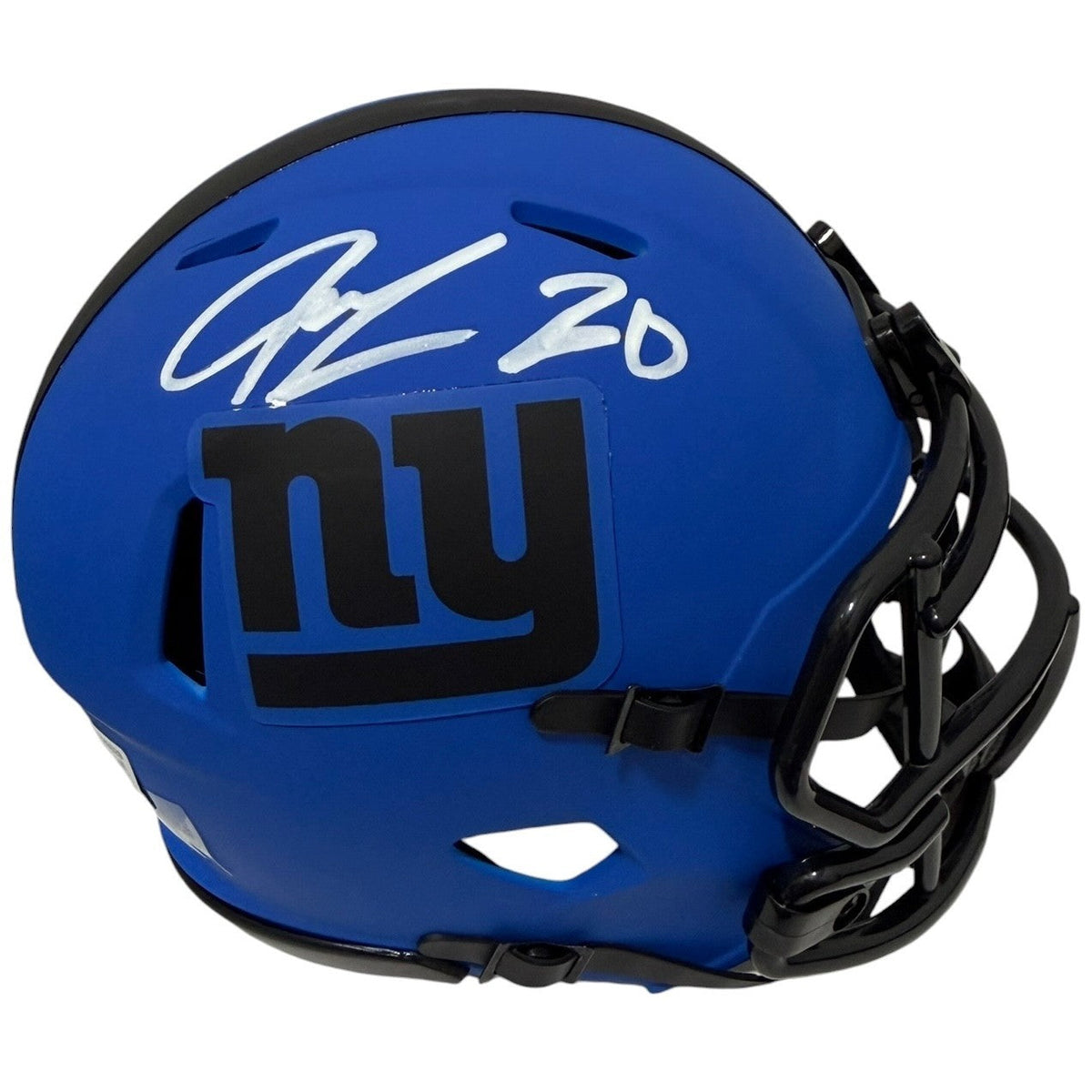 Jeremy Shockey Signed New York Giants Rave Mini Helmet Beckett Witness BAS COA-Powers Sports Memorabilia
