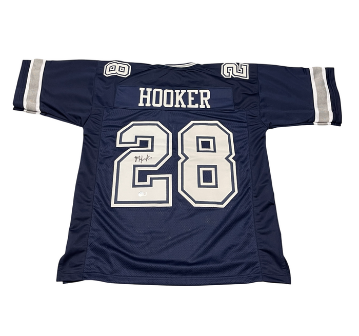 Malik Hooker Signed Custom Jersey Beckett Witness Authenticated-Powers Sports Memorabilia