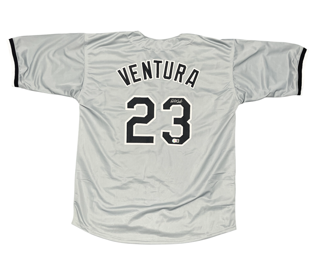 Robin Ventura Signed Custom Jersey Beckett Witness Authenticated-Powers Sports Memorabilia
