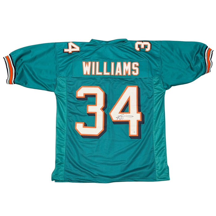 Ricky Williams Signed Custom Jersey JSA Witness Authenticated-Powers Sports Memorabilia