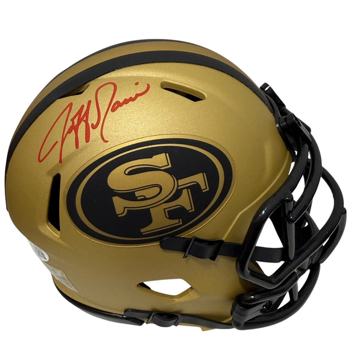 Jeff Garcia Signed San Francisco 49ers Rave Mini Helmet JSA Witness Authenticated-Powers Sports Memorabilia