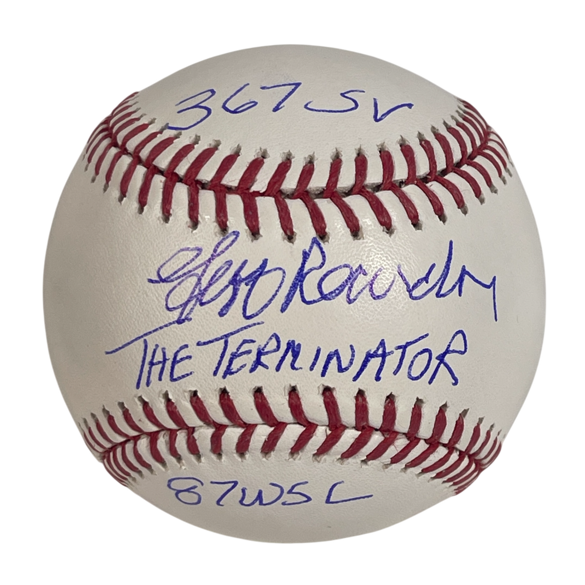 Jeff Reardon Signed ROMLB Baseball w/ 3 Insc Beckett BAS Witness Authenticated-Powers Sports Memorabilia