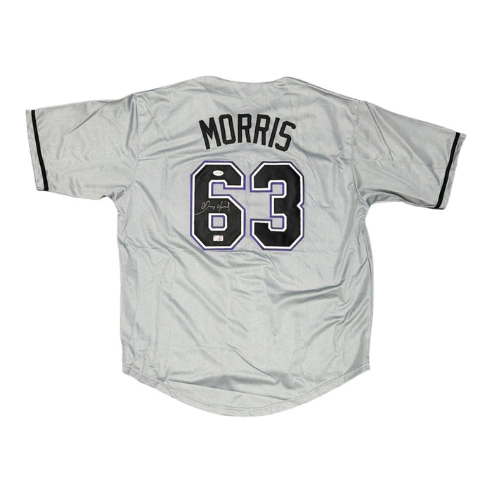 Dennis Quaid Signed Autographed Jim Morris The Rookie Custom Jersey JSA COA-Powers Sports Memorabilia