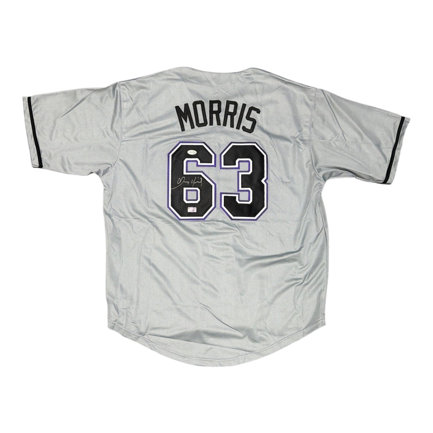 Dennis Quaid Signed Jim Morris The Rookie Custom Jersey JSA Authenticated-Powers Sports Memorabilia