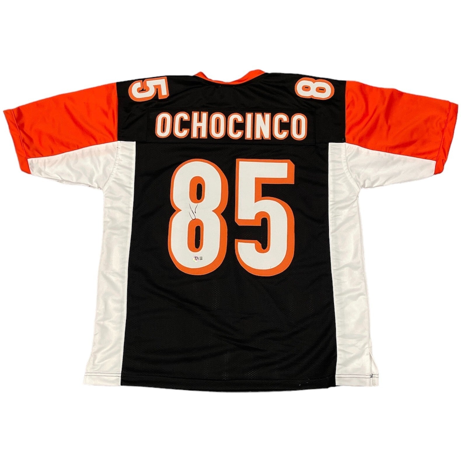 Chad Ochocinco Johnson Signed Custom Jersey Beckett Witness Authenticated - Black Jersey-Powers Sports Memorabilia