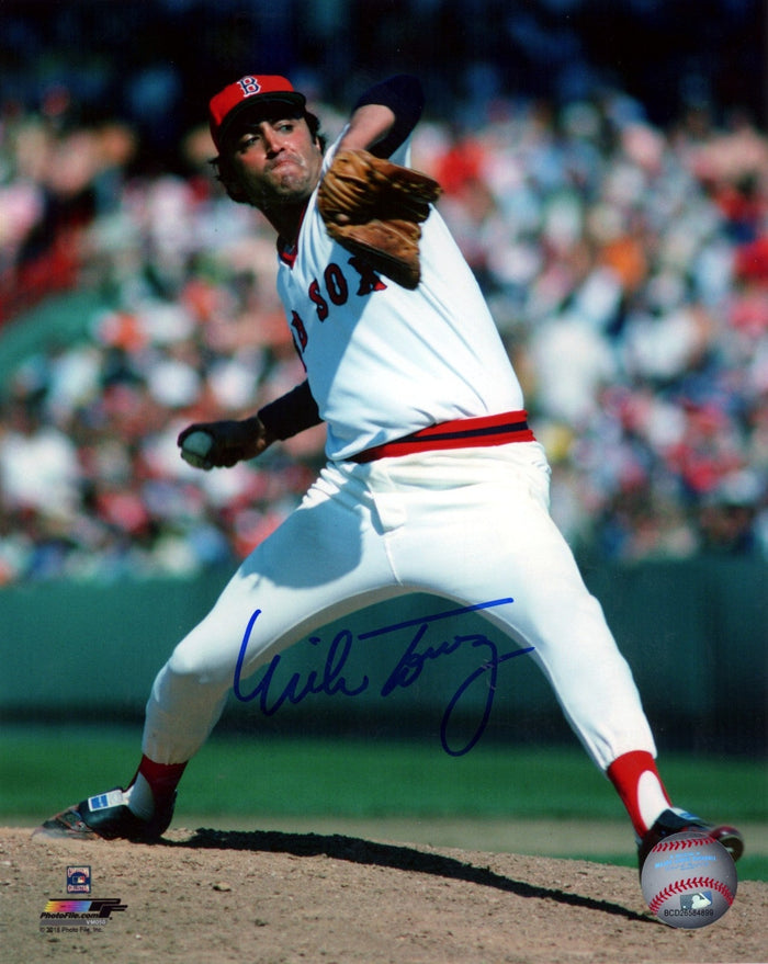 Mike Torrez Signed Boston Red Sox 8x10 Photo File LSCM Authenticated #2-Powers Sports Memorabilia